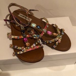 steve madden jeweled sandals